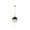 Nuvo Everton 2-Light Pendant 14 in. Matte Black & Brass Etched Opal Glass 60/7878 - alternate 7